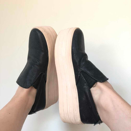 Panchas Negras Con Plataforma 47 Street