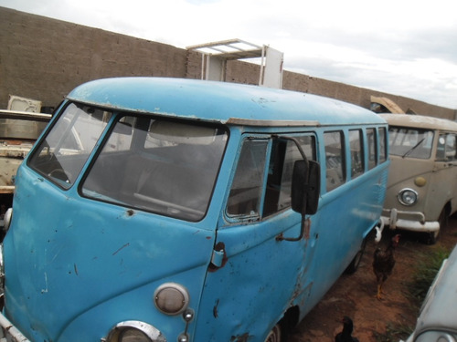 Kombi Vw Van Corujinha 1965 Funcionando Lisa De Lata P/ Rest