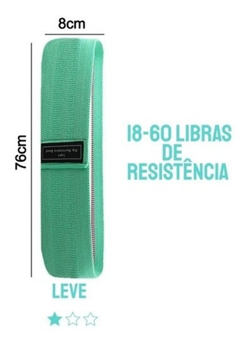 Kit 3 Faixas Elásticas De Exercício Hip Resistance Bands
