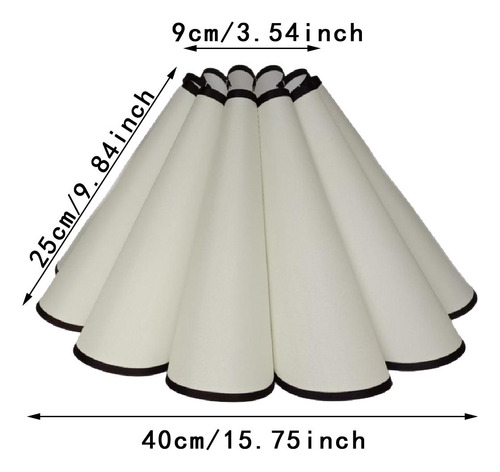 Pétalos En Forma De Lámpara, Dia Inferior 40 Cm