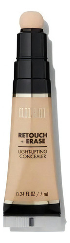 Corrector Milani Retouch+erase Light-lifting Concealer Tono 3 Medium Light