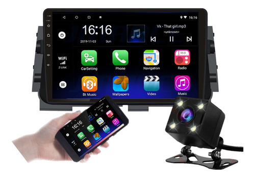 Auto Estereo Android Carplay Nissan Kicks 17 A 21 Gps Camara