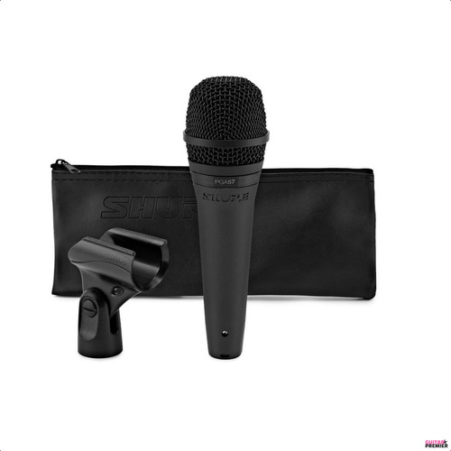 Microfono Dinamico Shure Pga57 P/ Instrumentos Funda Pipeta