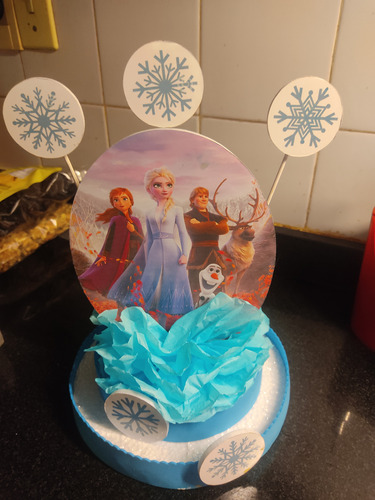 Decoración Torta Frozen