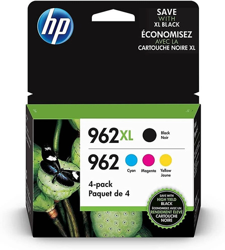 Cartucho Tinta Hp 962xl Negro Y Hp 962 Colores Ama/cyan/mage