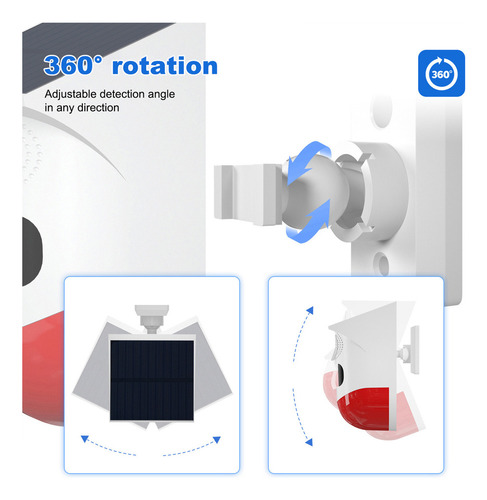 # Alarma Solar Con Sensor De Movimiento, Alarma Solar
