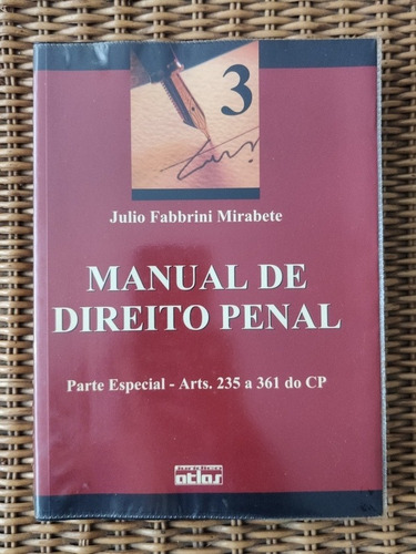 Livro  Manual De Direito Penal  Júlio Fabbrini Mirabete