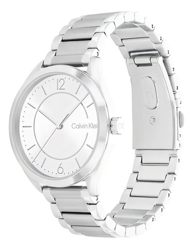 Reloj Calvin Klein Enticing De Mujer 25200190 Plateado
