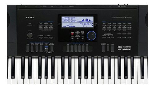 Teclado Casio Wk 6600 Workstation 76 Teclas Wk-6600 Cor Preto Voltagem