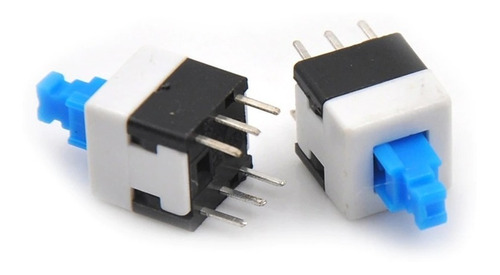 Pulsador Boton Tactil Switch 7x7mm 6pin Con Retencion