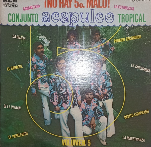 Lp Vinilo De Conjunto Acapulco Tropical No Hay 5o Malo 