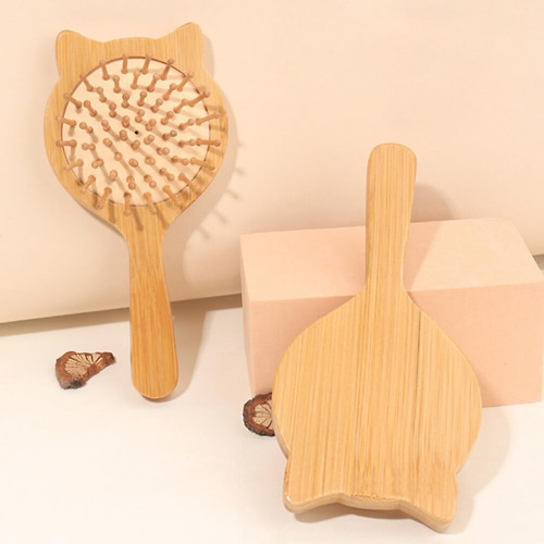 Peines Cepillo De Pelo De Bambú Para Mujer Peine