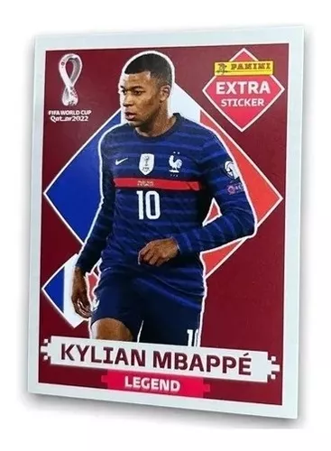 Figurinha Copa Do Mundo Qatar 2022 Mbappé Dourado Ouro Gold