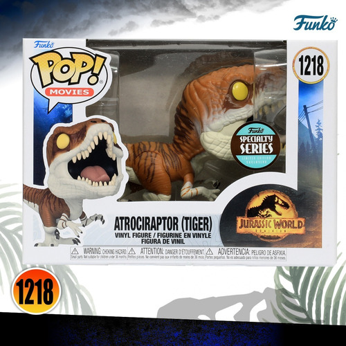 Atrociraptor Tiger #1218 Funko Pop Exclusive Jurassic World