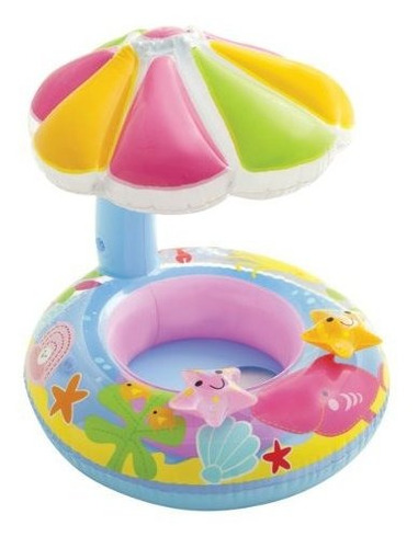 Imagen 2 de 5 de Bote Inflable Para Bebe Con Techo