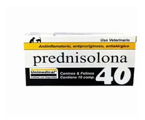 Comprar Prednisolona 40 Antialérgico Unimedical X 10 Comprimidos