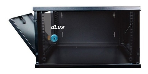 Gabinete 6u Dlux Metalico Negro