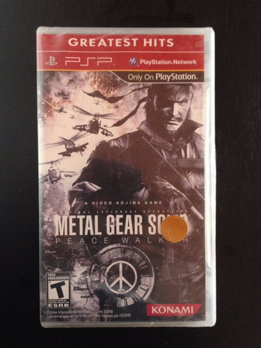 Videojuego Metal Gear Solid Peace Walker Gh Psp