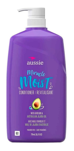 Acondicionador Aussie Miracle Moist 26.2 Oz