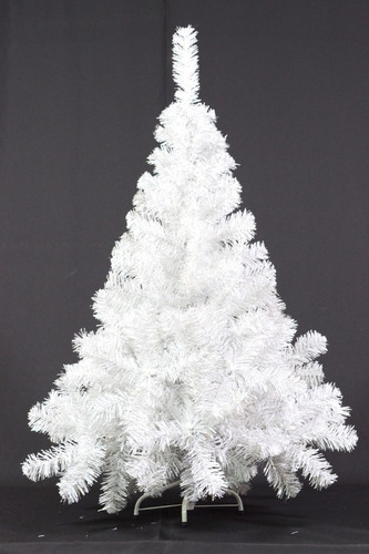 Árbol De Navidad Premiun Blanco-plata 1,30 M-sheshu Navidad