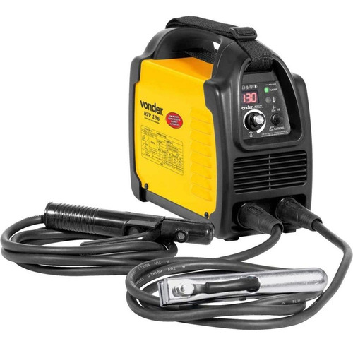 Máquina Inversora Para Solda Pratico Riv 136 Amarelo 220V