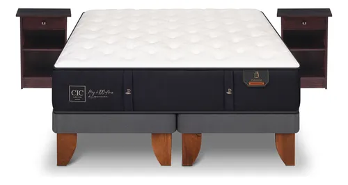 comprar Cama Europea 2 Plazas Cic Premium + Veladores Dublin