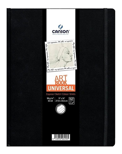 Libreta Art Book Universal Canson 112 Hojas 96 G/m² 27x35cm