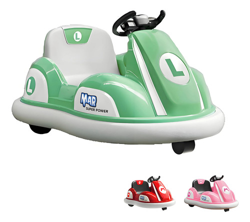 Carrito Mario Kart 12v Montable Eléctrico Con Sonidos Drift