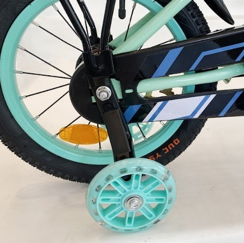 Imagen 2 de 7 de Bicicleta Niña Infantil Rodado 14 Randers Verde Agua