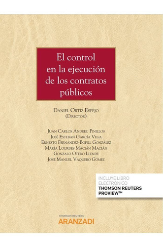 El Control En La Ejecución De Los Contratos Públicos: 1343 (