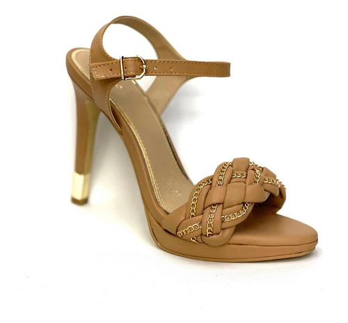 Tacones Sandalia De Vestir Con Trenza Mujer Andargo X02321