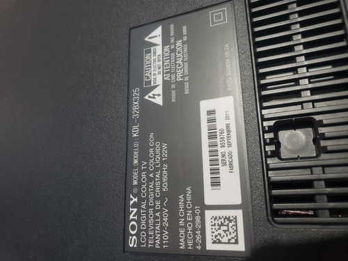 Imagen 3 de 6 de Sony Bravía 32 Pantalla Mala