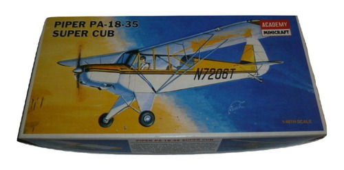 Avion Piper Pa-18-35 Super Cub Kit Escala 1/48 Academy Minic