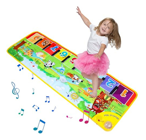 Piano Mat Con 27 Sonidos Musicales, Juguetes Musicales Tecla