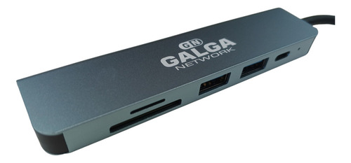 Adaptador Hub Multipuerto 6 En 1 Tipo C Hdmi Mac Pc Android