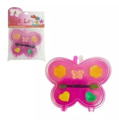 Kit Maquiagem Para Boneca Brinquedo Minha Make Criança Sombra Infantil