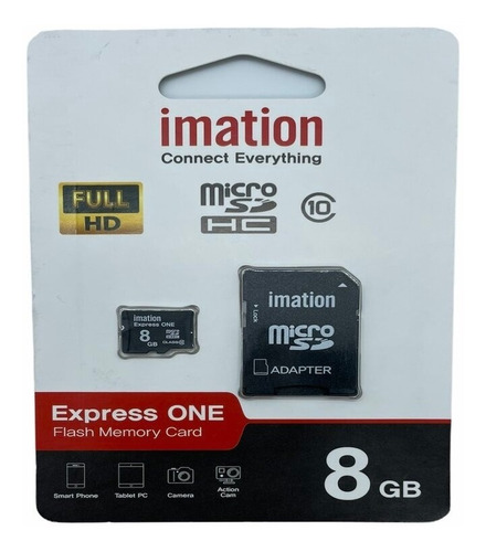 Memoria Micro Sd Imation 8gb Clase 10