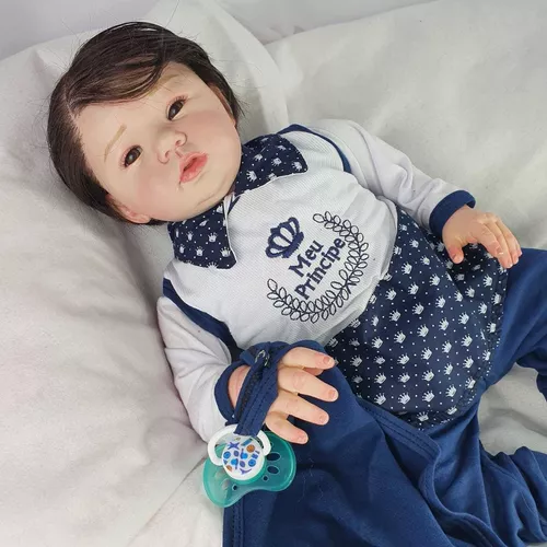 Bebê Reborn Menino Loiro Pronta Entrega. Recém Nascido