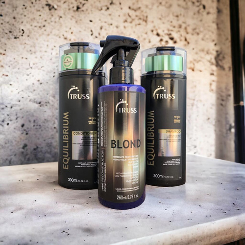 Equilibrium Shampoo Condicionador 300ml + Blond 260ml Truss