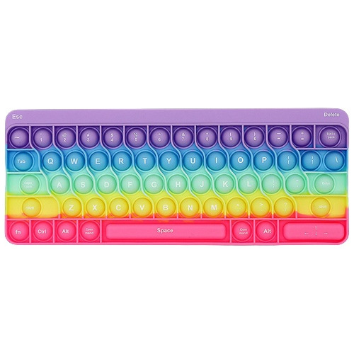 Teclado Juguete Anti-estrés Push Popit Burbuja Fidget Juguet