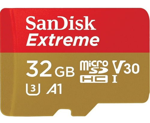 Memoria Micro Sd Sandisk Extreme 32gb 4k 100mb/s U3 A1 V30