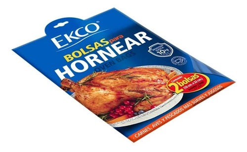 Bolsas Para Hornear Carnes Ekco Hasta 10kg De Soporte 4 Pack