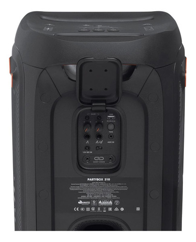 Bocina JBL PartyBox 310 portátil con bluetooth black 100V/240V