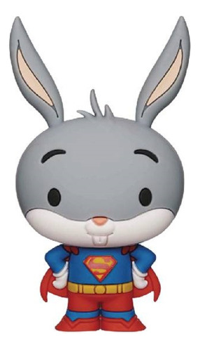Llavero Bugs Bunny Superman Looney Tunes Monogram Wb 100th *