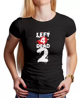 Polo Dama Left 4 Dead 2 (d1331 Boleto.store)