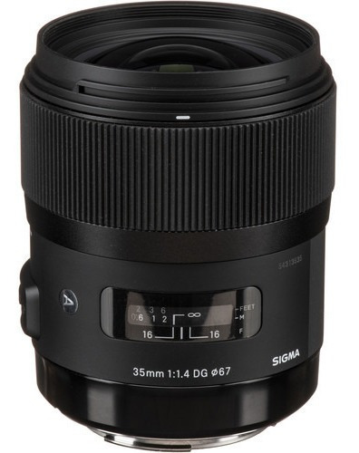 Lente Sigma 35mm F/1.4 Dg Hsm Art Lens Para Canon Ef _s