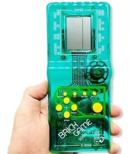 Mini Game Retrô Portátil Brick Games 9999 Jogos Cobrinha