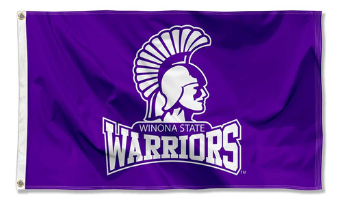 Bandera De Los Guerreros Del Estado De Winona De College Fla