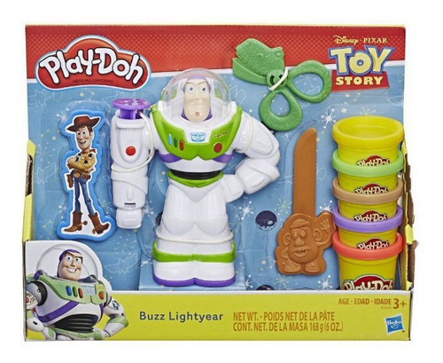 Imagem 1 de 4 de Massinha De Modelar Play Doh - Buzz Lightyear  - Hasbro 
