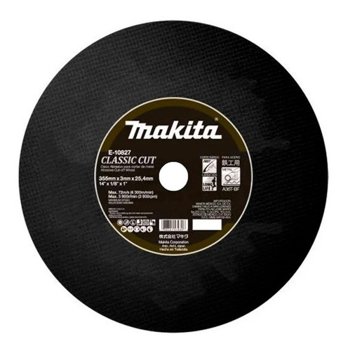 5pz E10827 Disco Abrasivo De 14 X1/8 X1  Classic Cut Makita